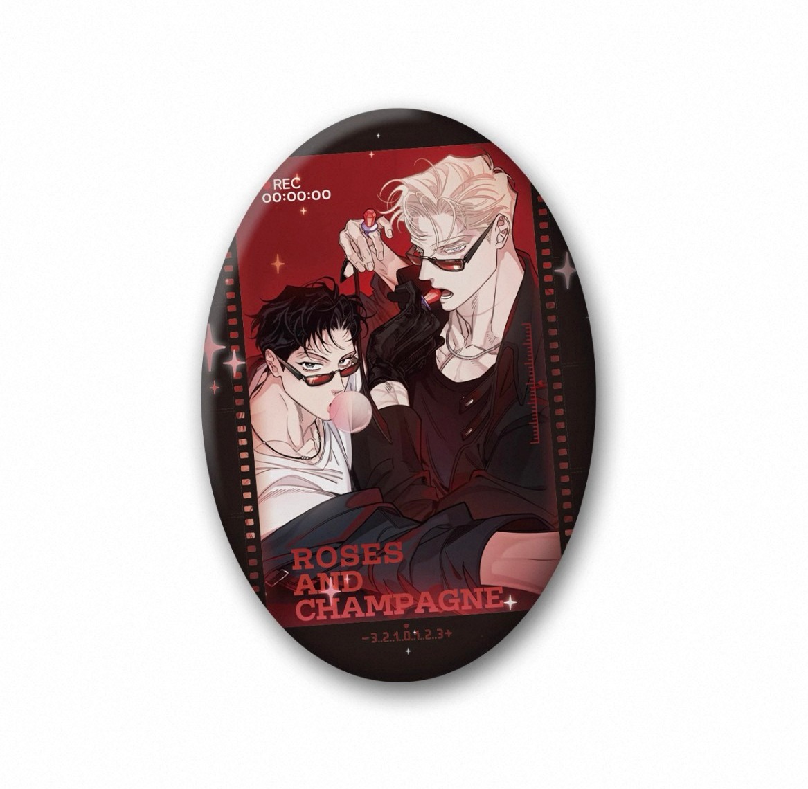 [PREORDER] 장미와 샴페인/ ROSES AND CHAMPAGNE X LITING Badge Club ver