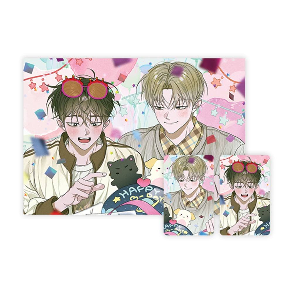 [ORDER] Pond Where Flowers Fall MOFUN poster kèm card