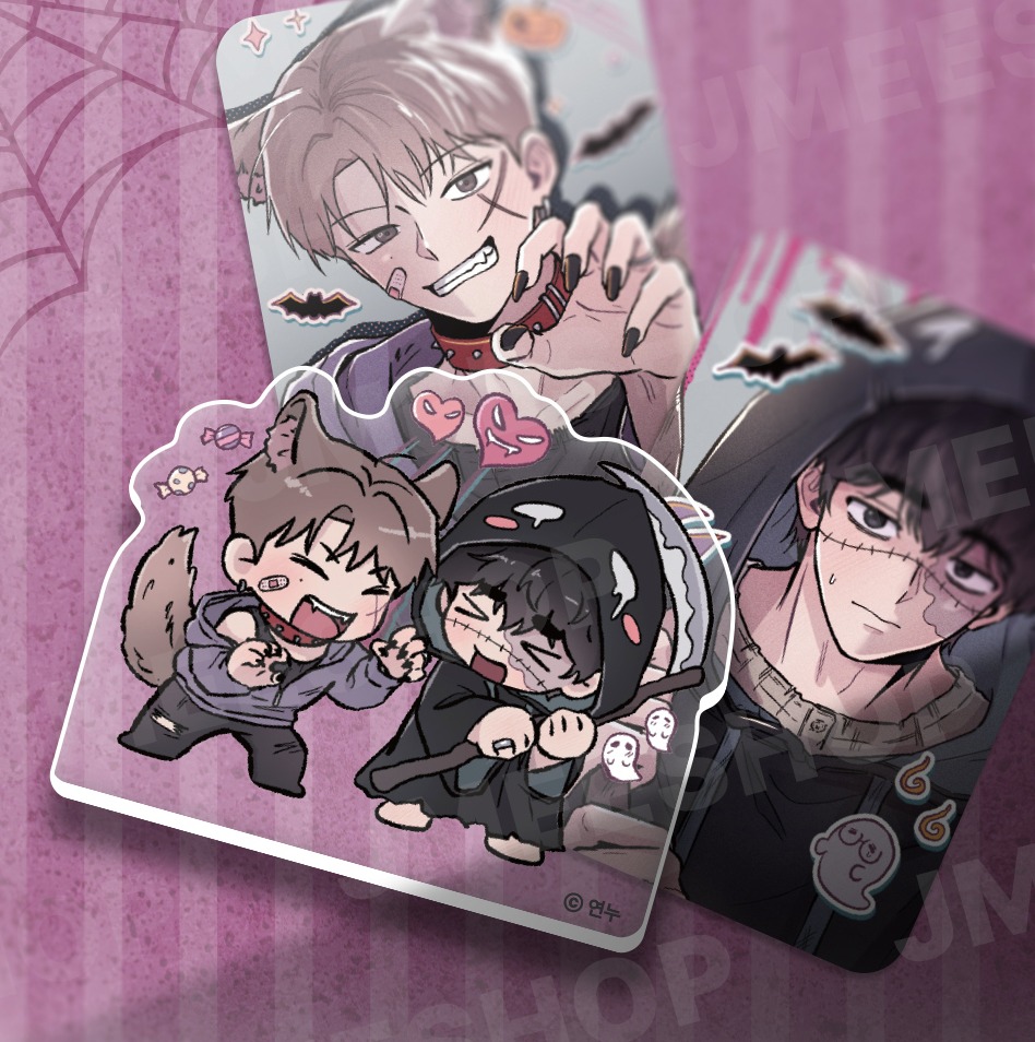 [ORDER] Halloween Acrylic Block Caught you off guard