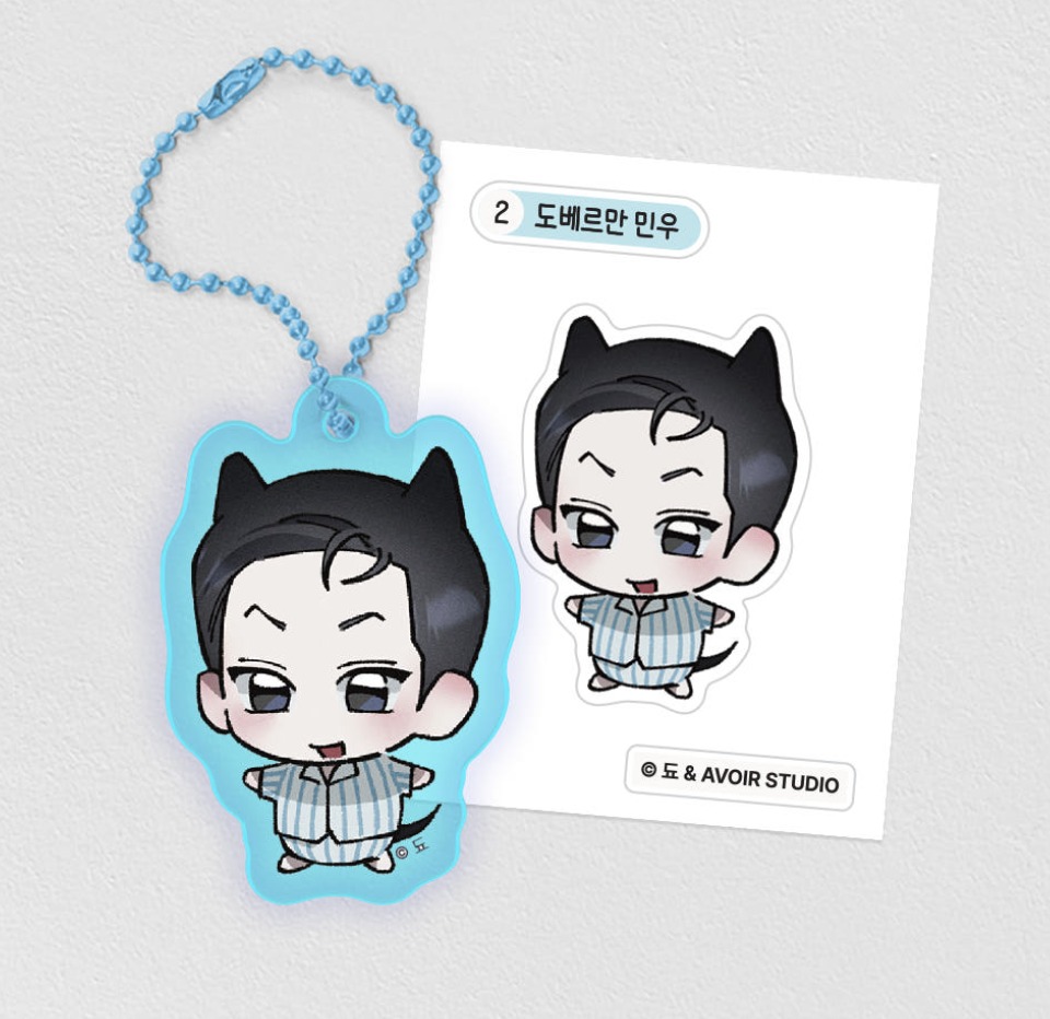 [ORDER] 클로즈업 Close-Up keyring mẫu 02