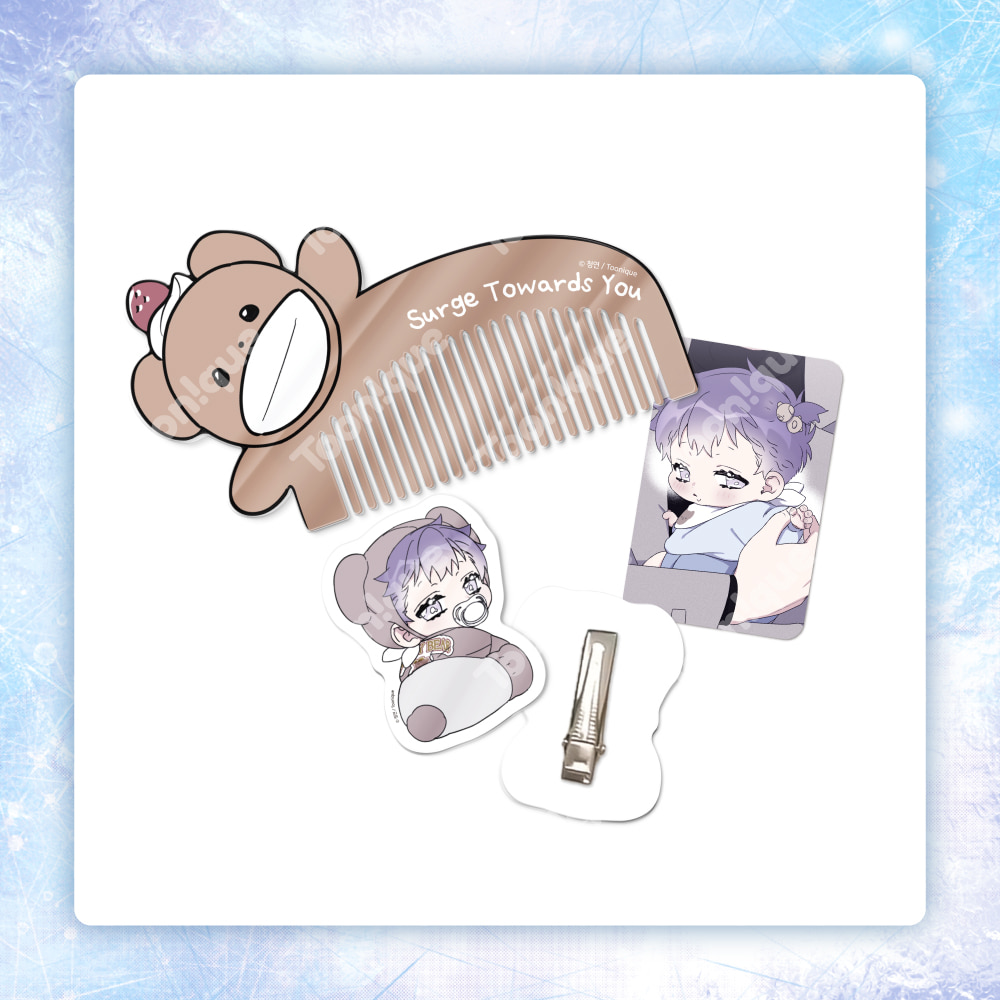 [ORDER] 너를 찾는 파도 Surge Towards You Toonique Event - Lược và kẹp tóc SET
