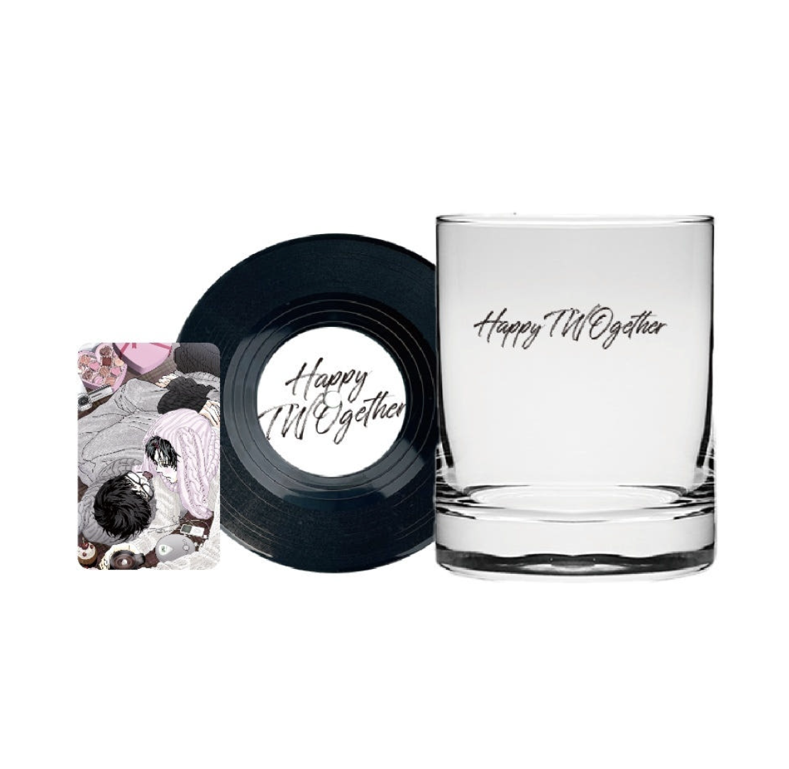 [PREORDER] HAPPY TWOGETHER - Glass Cup Set