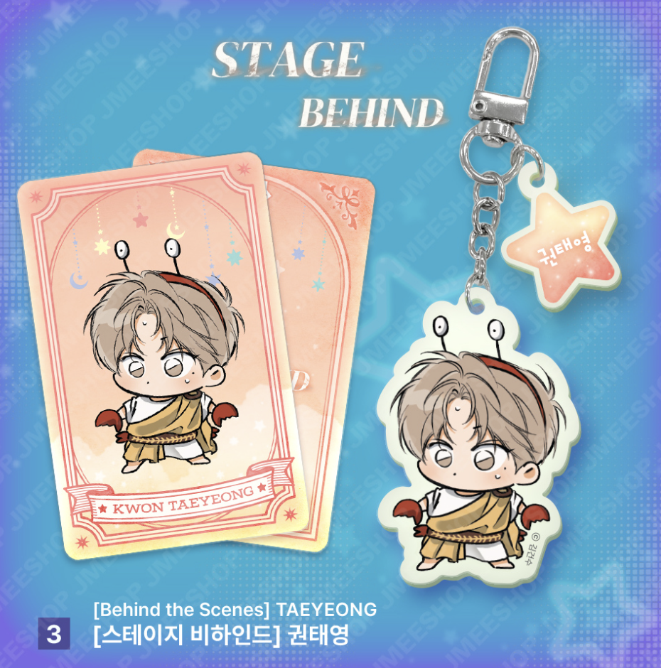 [ORDER] Monthly Star Sign CANCER ACRYLIC KEYRING ﻿﻿﻿﻿Behind the Scenes - Taeyeong