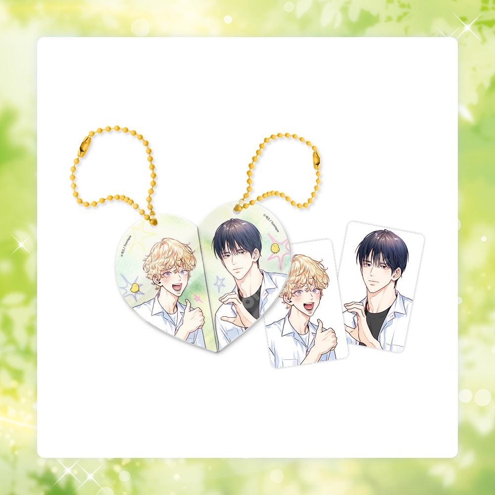 [PREORDER] TOONIQUE Love is an illusion ~ Superstar Heart magnet keyring