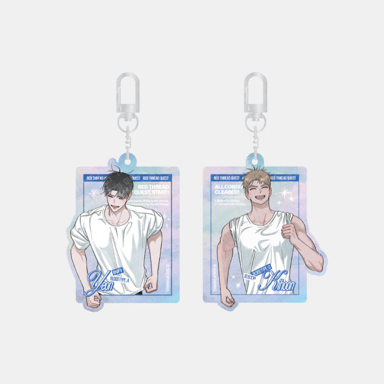 [ORDER] Red Thread Quest XSQUARE - Keyring hologram