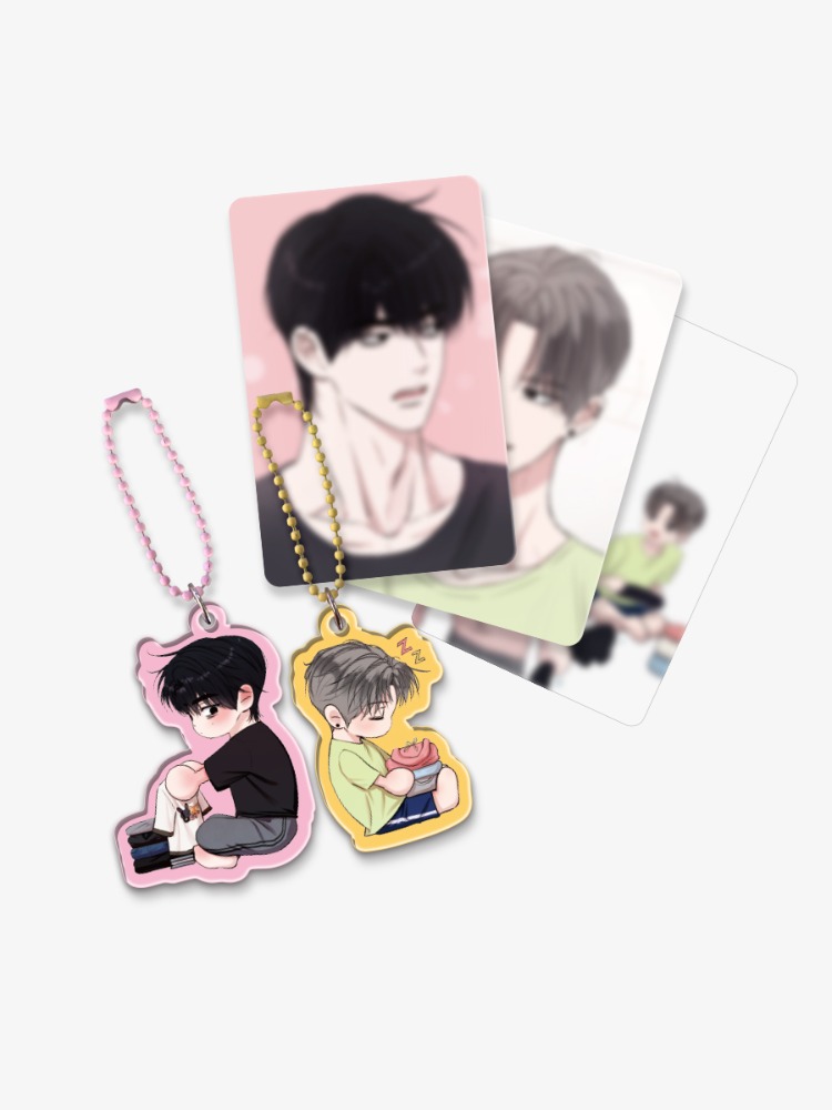 [ORDER] UNSLEEP Laundry Magnet Acrylic Keychain Set