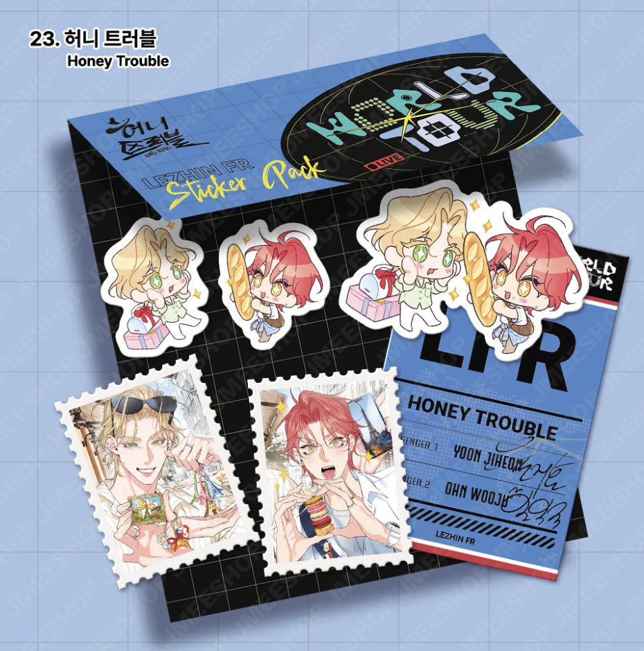 [ORDER] WORLD TOUR LIVE STICKER PACK ﻿﻿﻿﻿Honey Trouble
