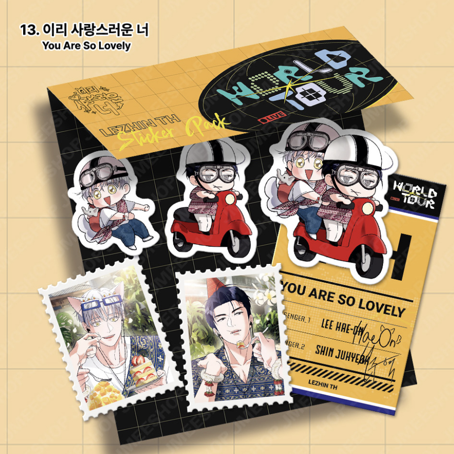 [ORDER] WORLD TOUR LIVE STICKER PACK ﻿﻿﻿﻿You Are So Lovely
