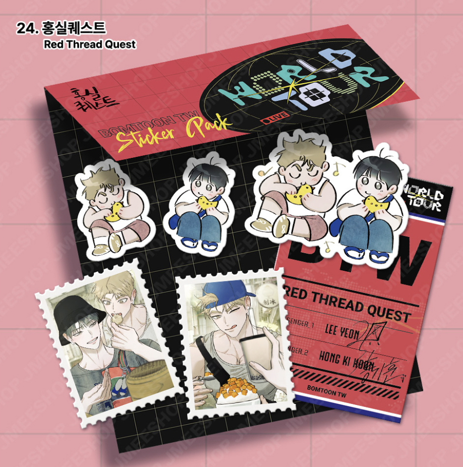 [ORDER] WORLD TOUR LIVE STICKER PACK ﻿﻿﻿﻿Red Thread Quest
