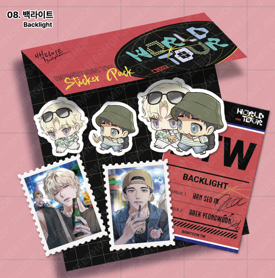 [ORDER] WORLD TOUR LIVE STICKER PACK ﻿﻿﻿﻿Backlight