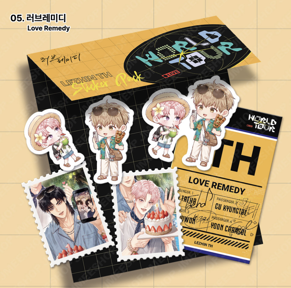 [ORDER] WORLD TOUR LIVE STICKER PACK ﻿﻿﻿﻿Love Remedy