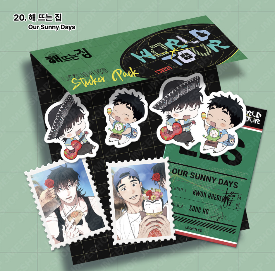 [ORDER] WORLD TOUR LIVE STICKER PACK ﻿﻿﻿﻿Our Sunny Days