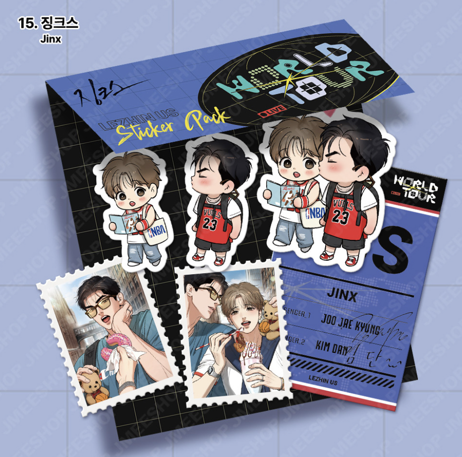 [ORDER] WORLD TOUR LIVE STICKER PACK ﻿﻿﻿﻿Jinx