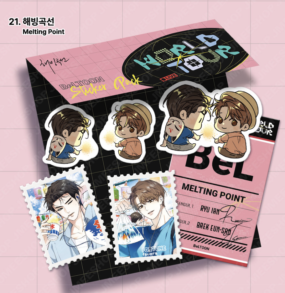 [ORDER] WORLD TOUR LIVE STICKER PACK ﻿﻿﻿﻿Melting Point