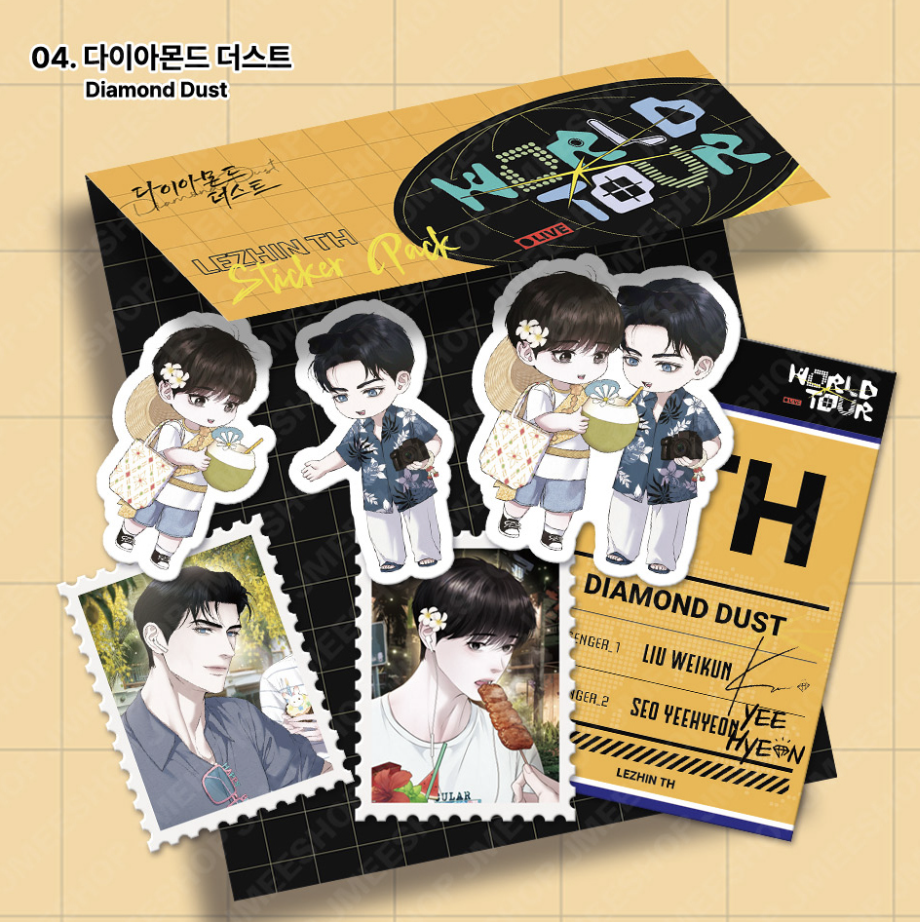 [ORDER] WORLD TOUR LIVE STICKER PACK ﻿﻿﻿﻿Diamond Dust [Sold out]