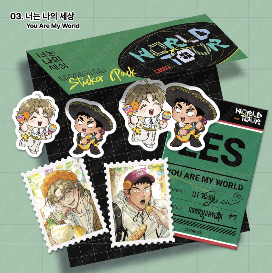 [ORDER] WORLD TOUR LIVE STICKER PACK ﻿﻿﻿﻿You Are My World