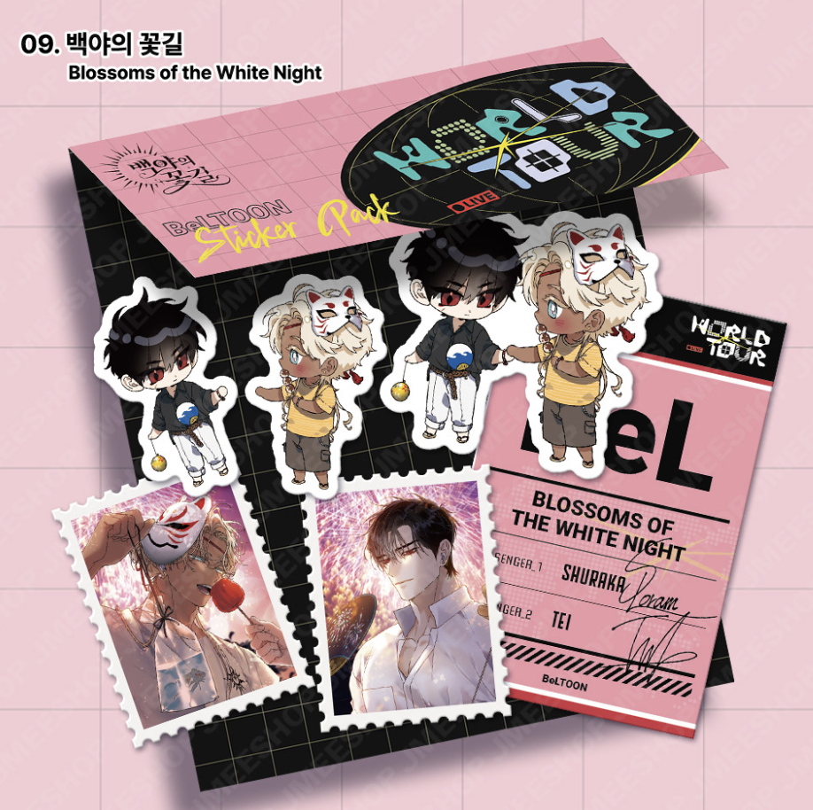 [ORDER] WORLD TOUR LIVE STICKER PACK ﻿﻿﻿﻿Blossoms of the White Night