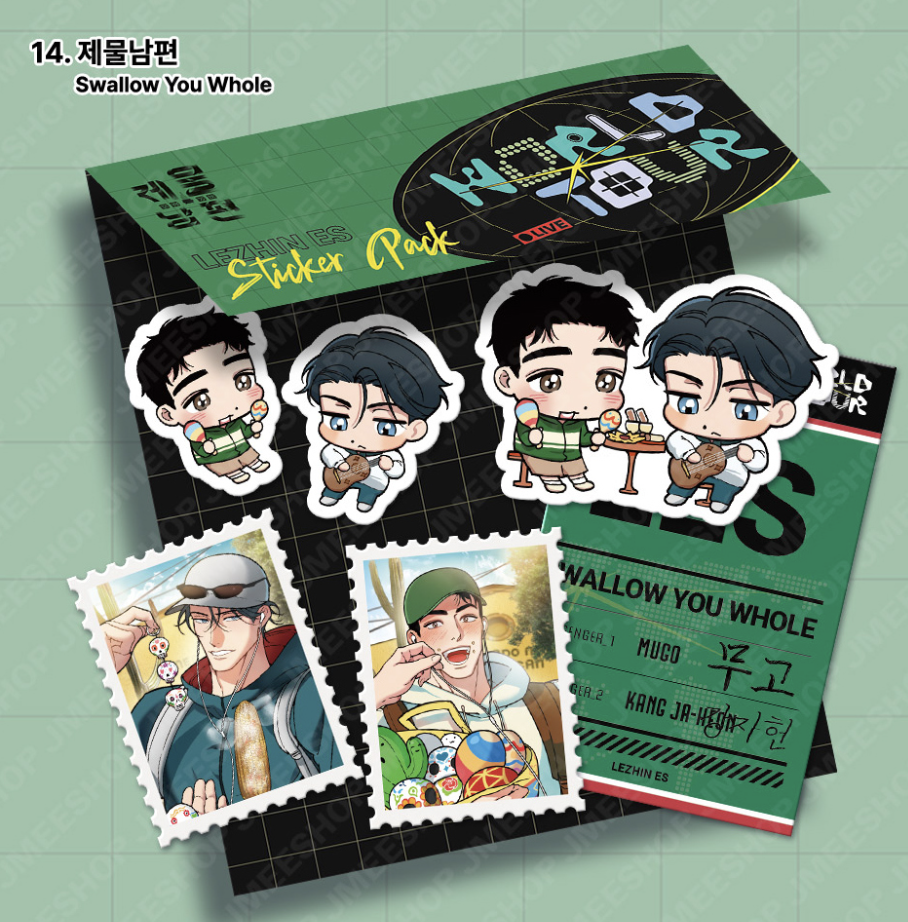 [ORDER] WORLD TOUR LIVE STICKER PACK ﻿﻿﻿﻿Swallow You Whole