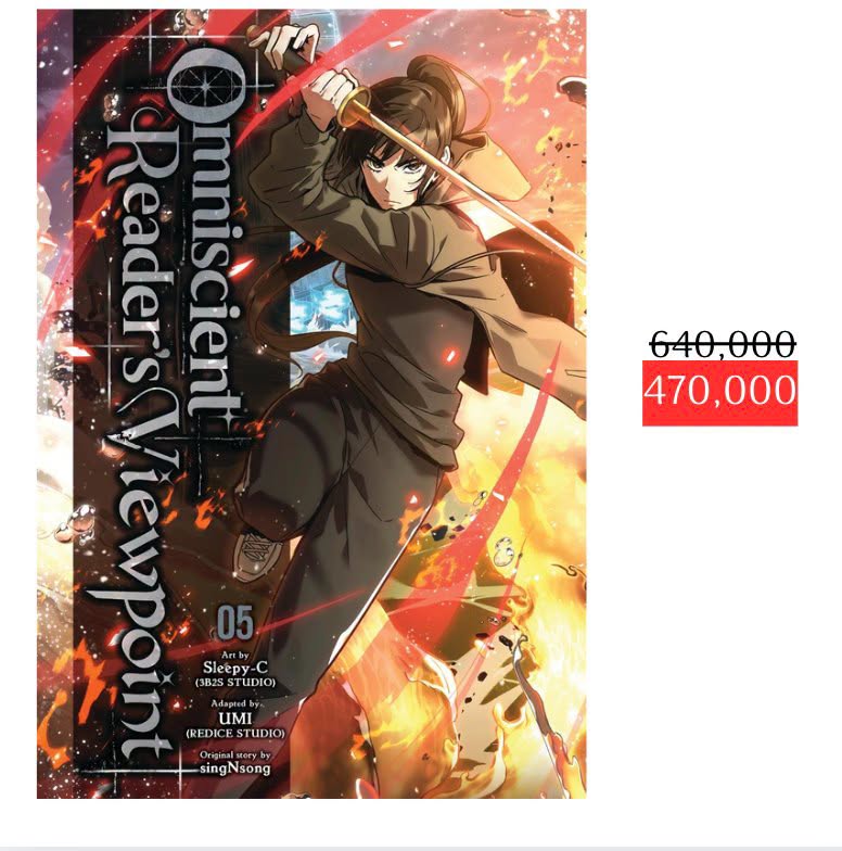 [SẴN - SALE] OMNISCIENT READER'S VIEWPOINT MANHWA (Eng) Vol 5