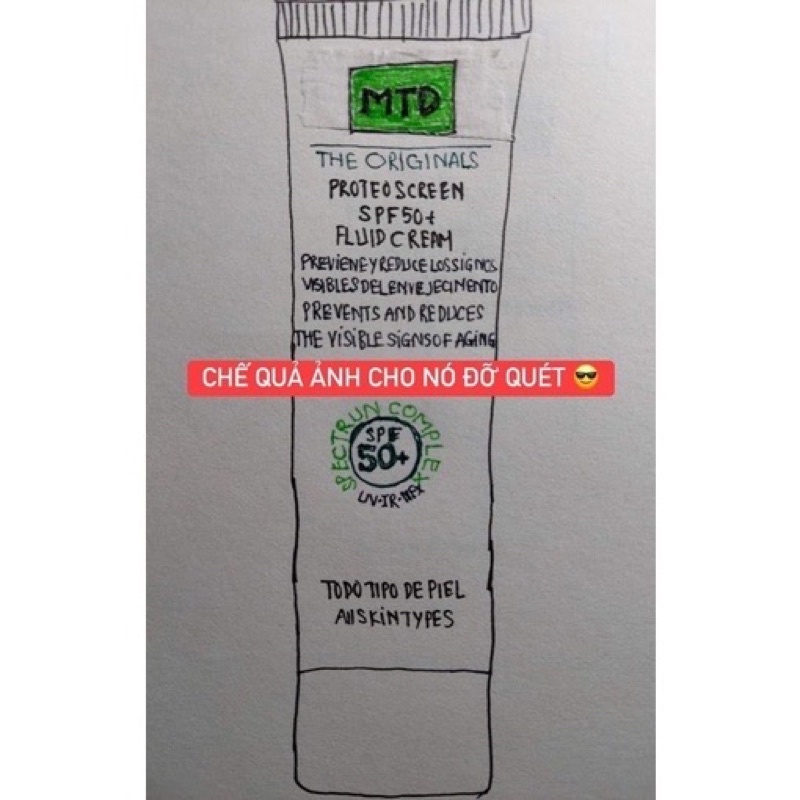 Kem chống nắng Đờm bảo vệ da hoàn hảo cho da dầu mụn - Xách