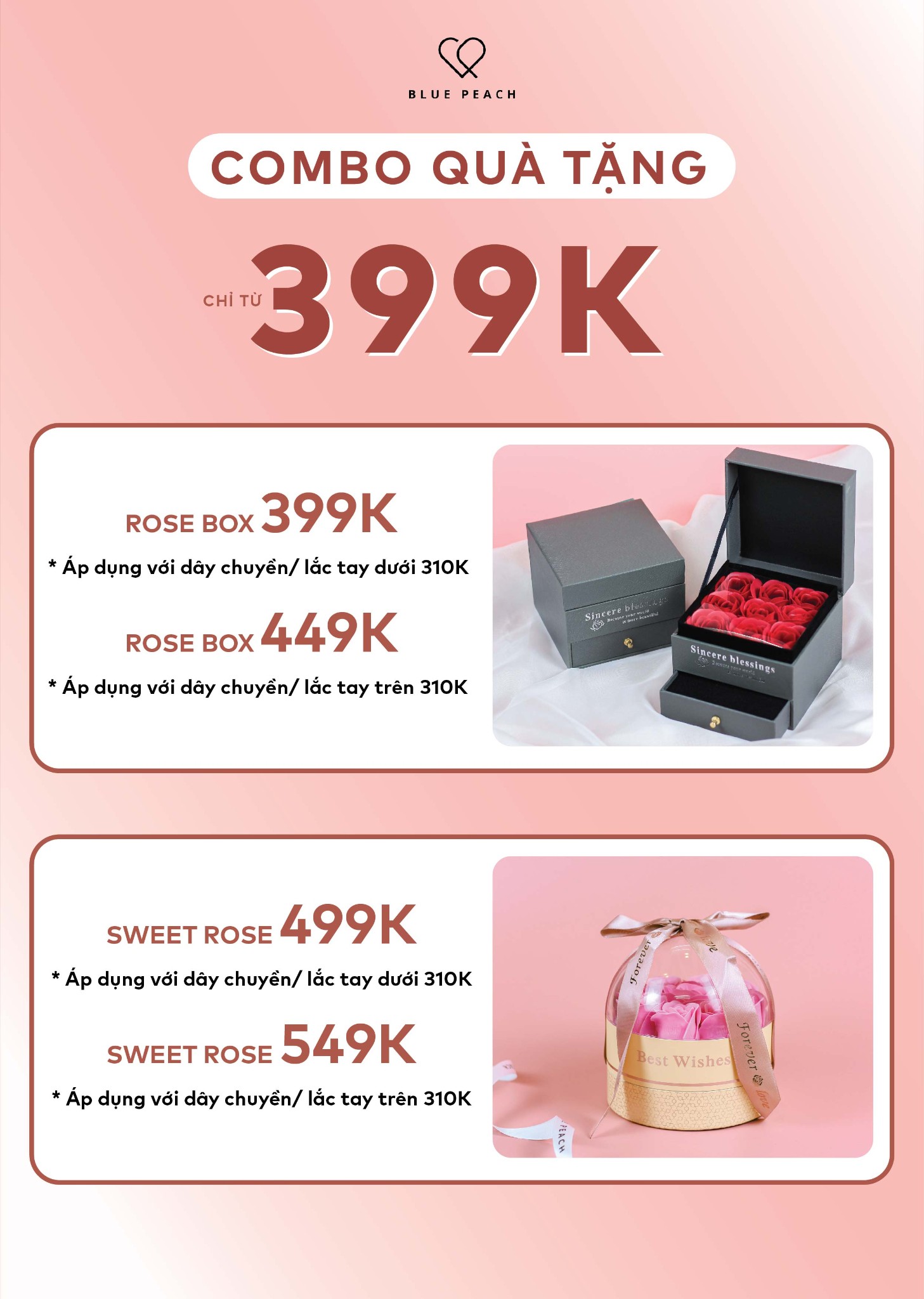 Combo My Sweetheart Pink 399K