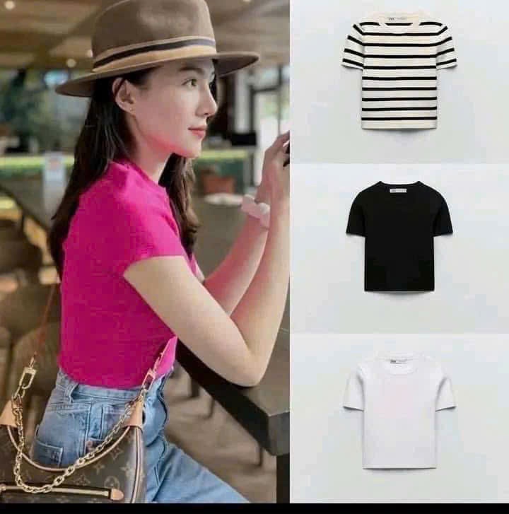 MĐ# SET 3 ÁO ĐEN/TRẮNG/HỒNG