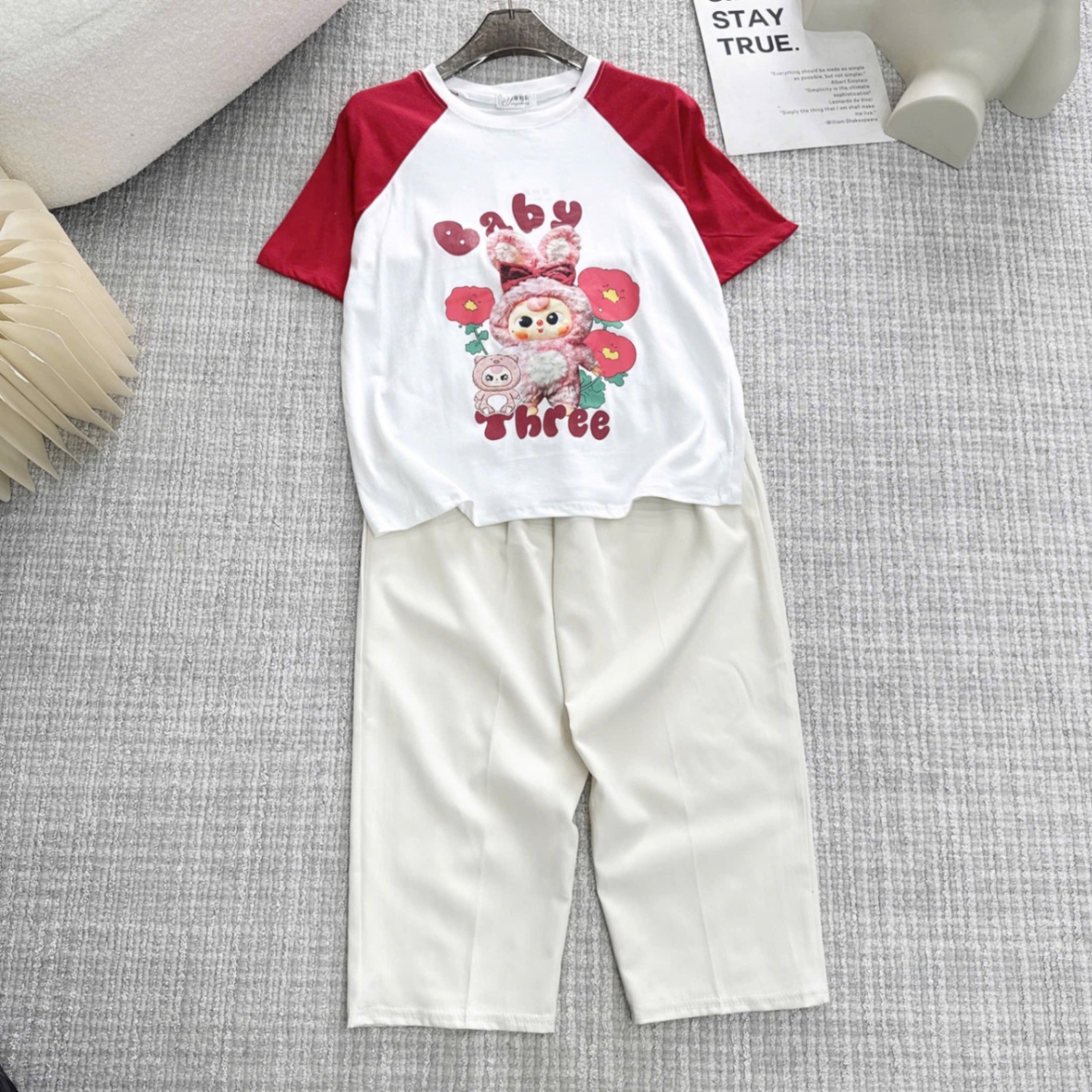 L# BỘ PHỐI ĐỎ QUẦN BE