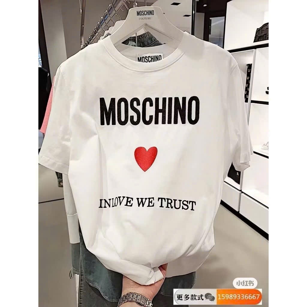 SA# ÁO PHÔNG MOSCHINO TRẮNG