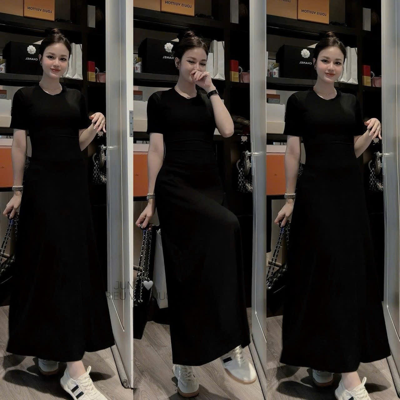 SA# VÁY MAXI ĐEN