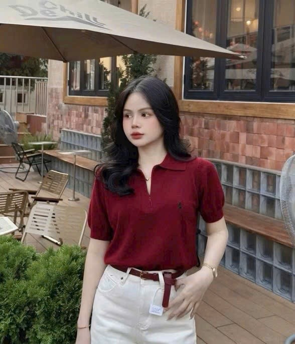 H2# ÁO POLO ĐỎ ĐÔ