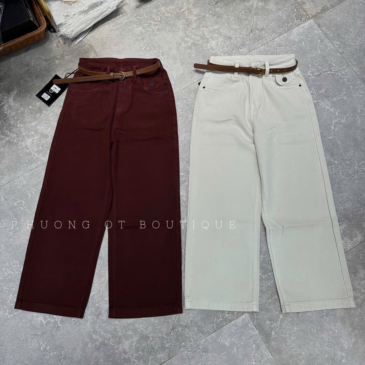 H2# QUẦN JEAN 2M KÈM ĐAI