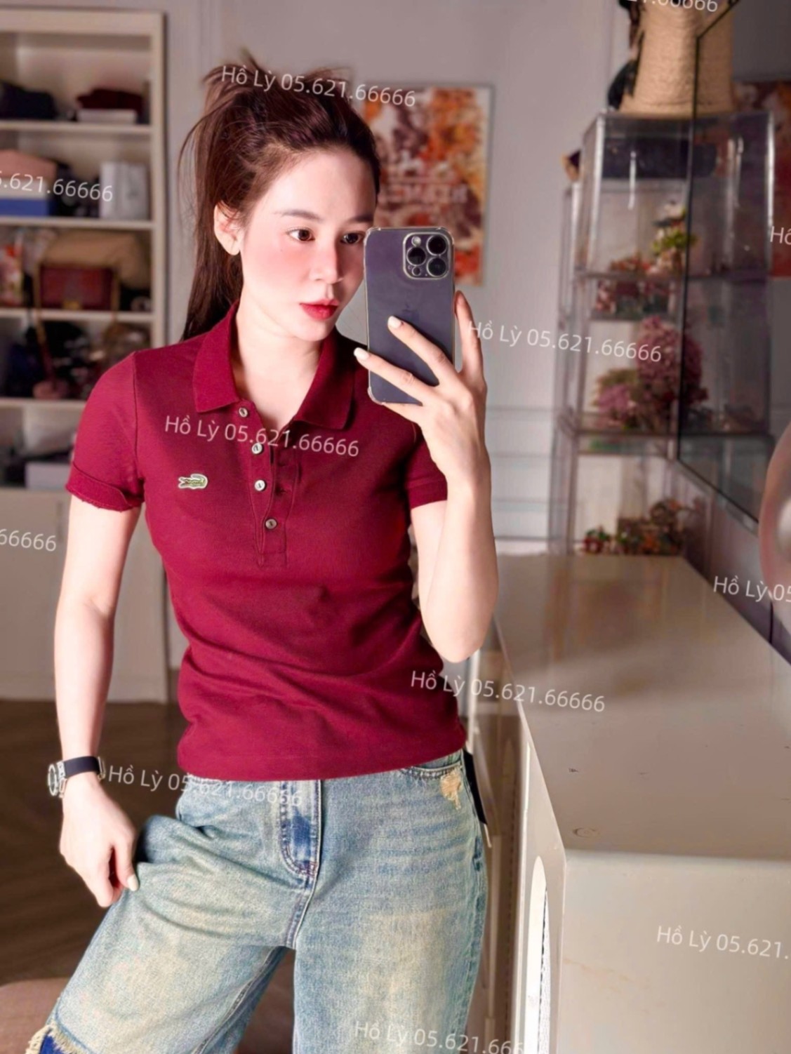 SA# ÁO POLO ĐỎ