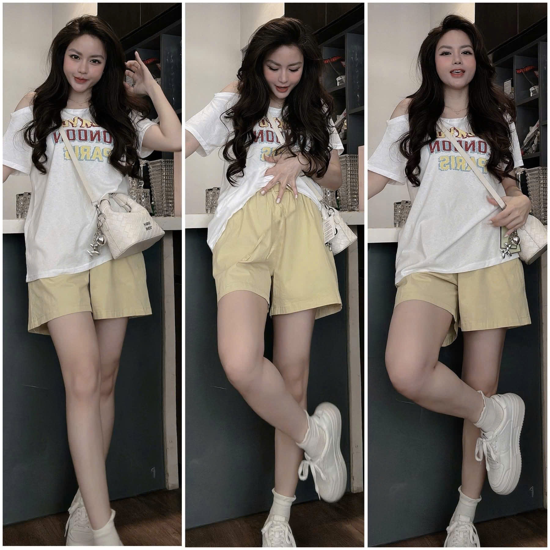 SA# SET ÁO TRỄ VAI