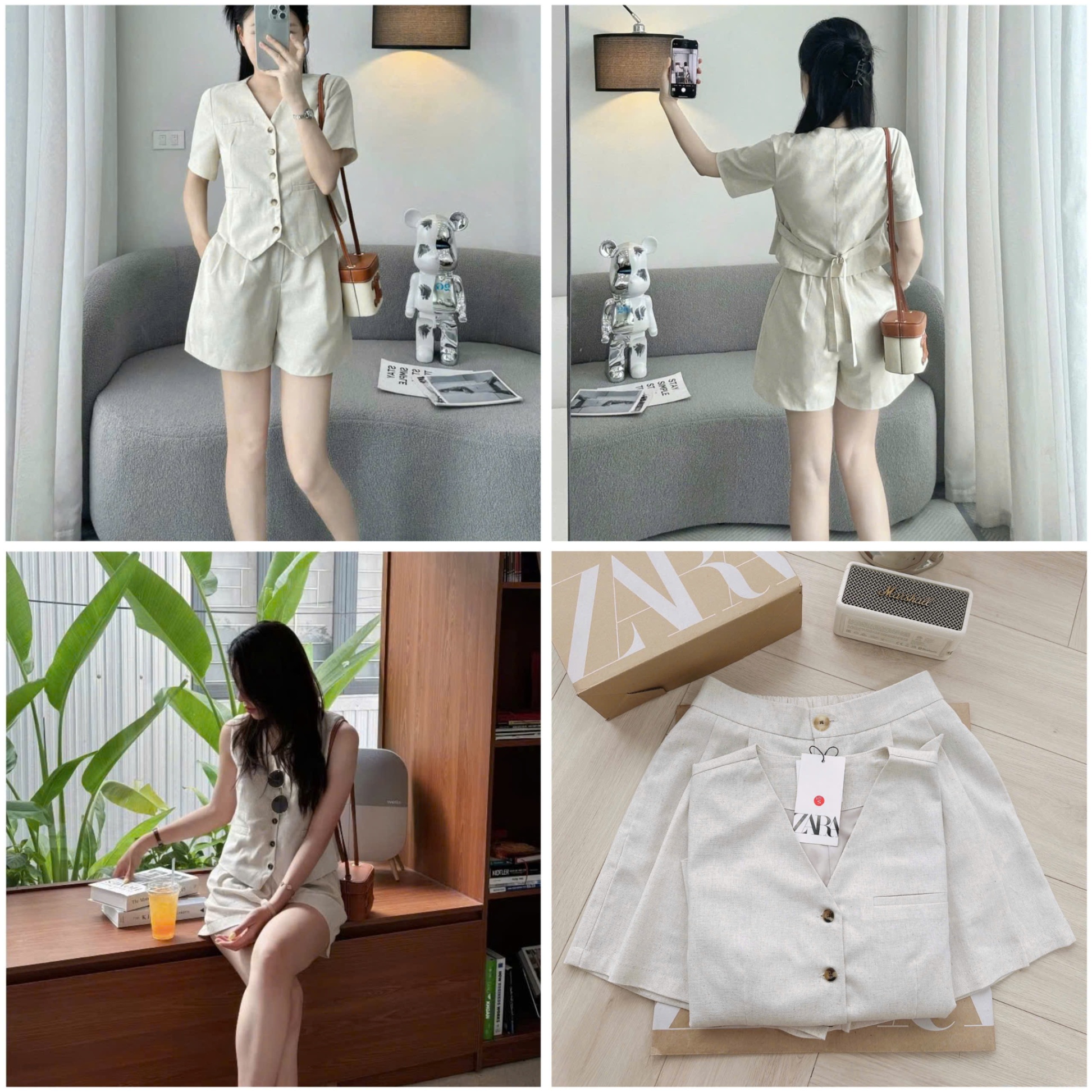 AS# SET BE CÚC DỌC NƠ SAU SZ S
