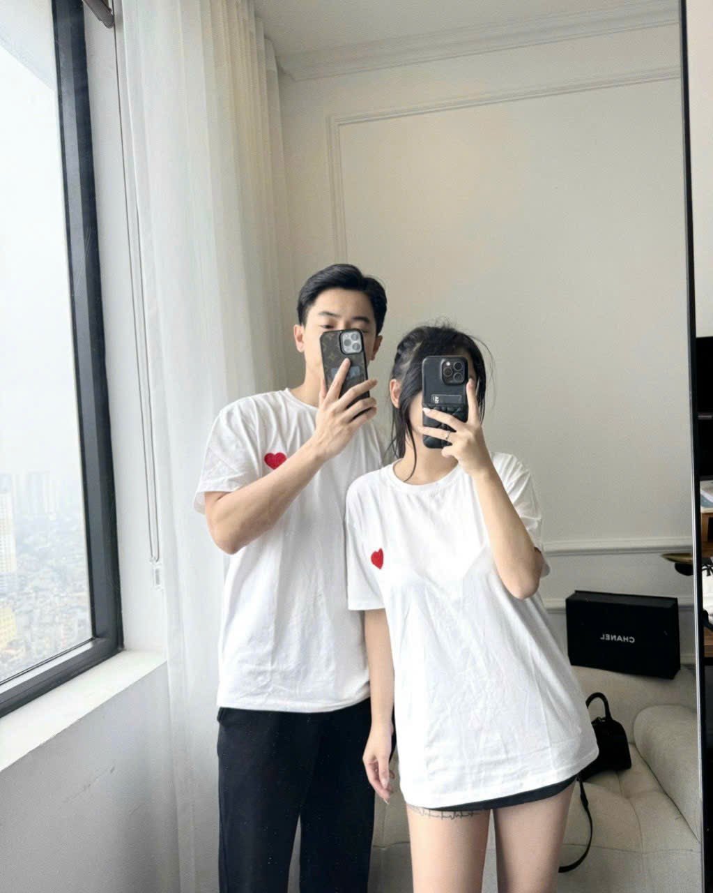 H2# ÁO ĐÔI THÊU TIM