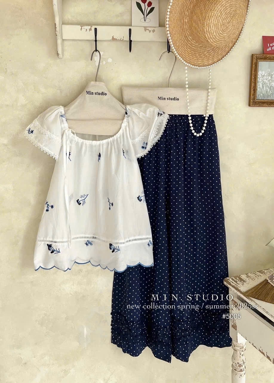 MĐ# SET ÁO HOA QUẦN BI