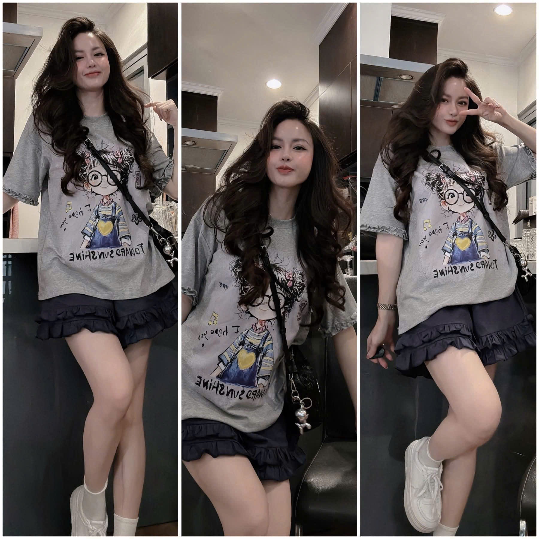 SA# SET CV ĐEN ÁO CÔ GÁI