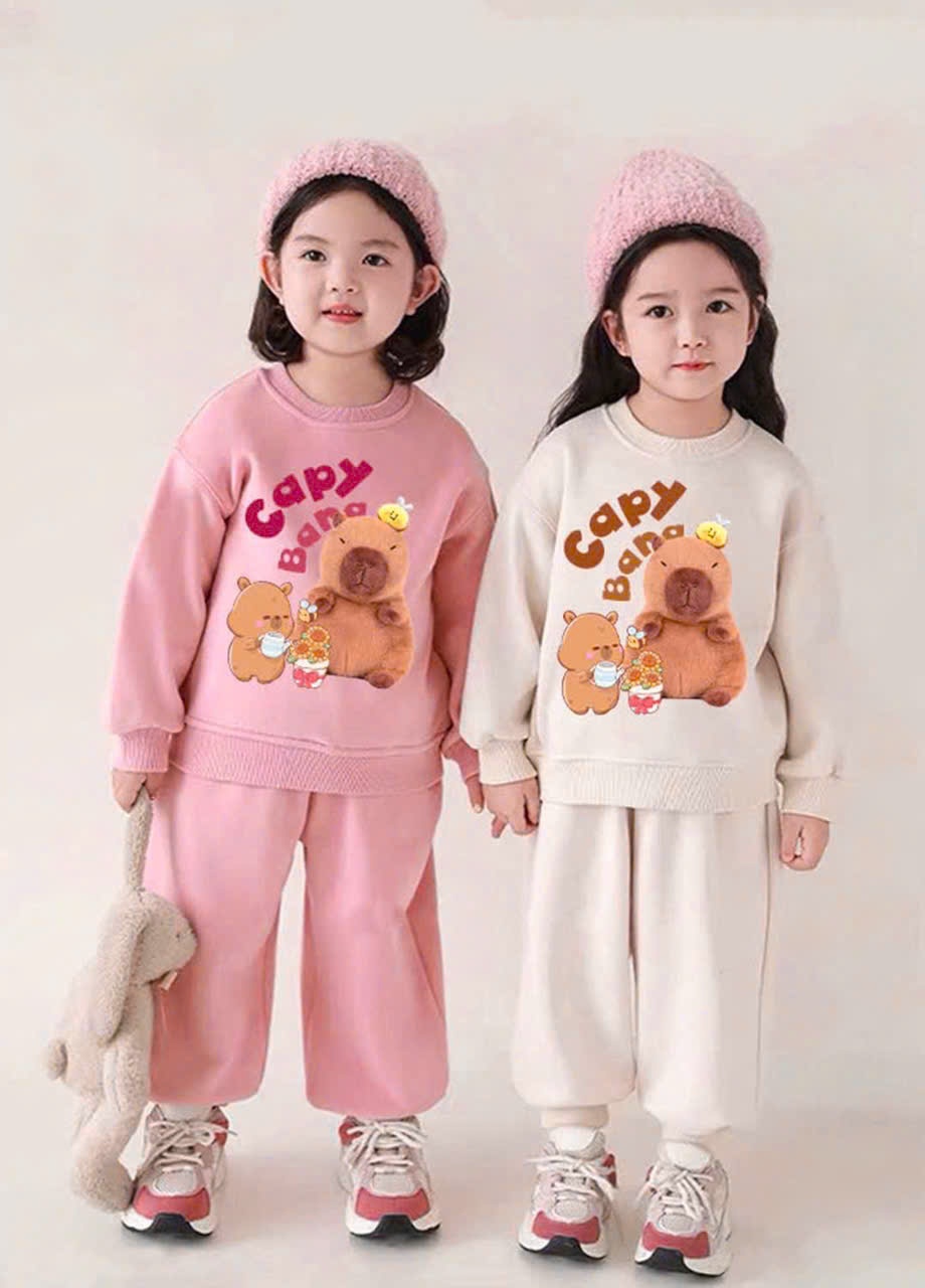 BỘ CAPPY HỒNG BE