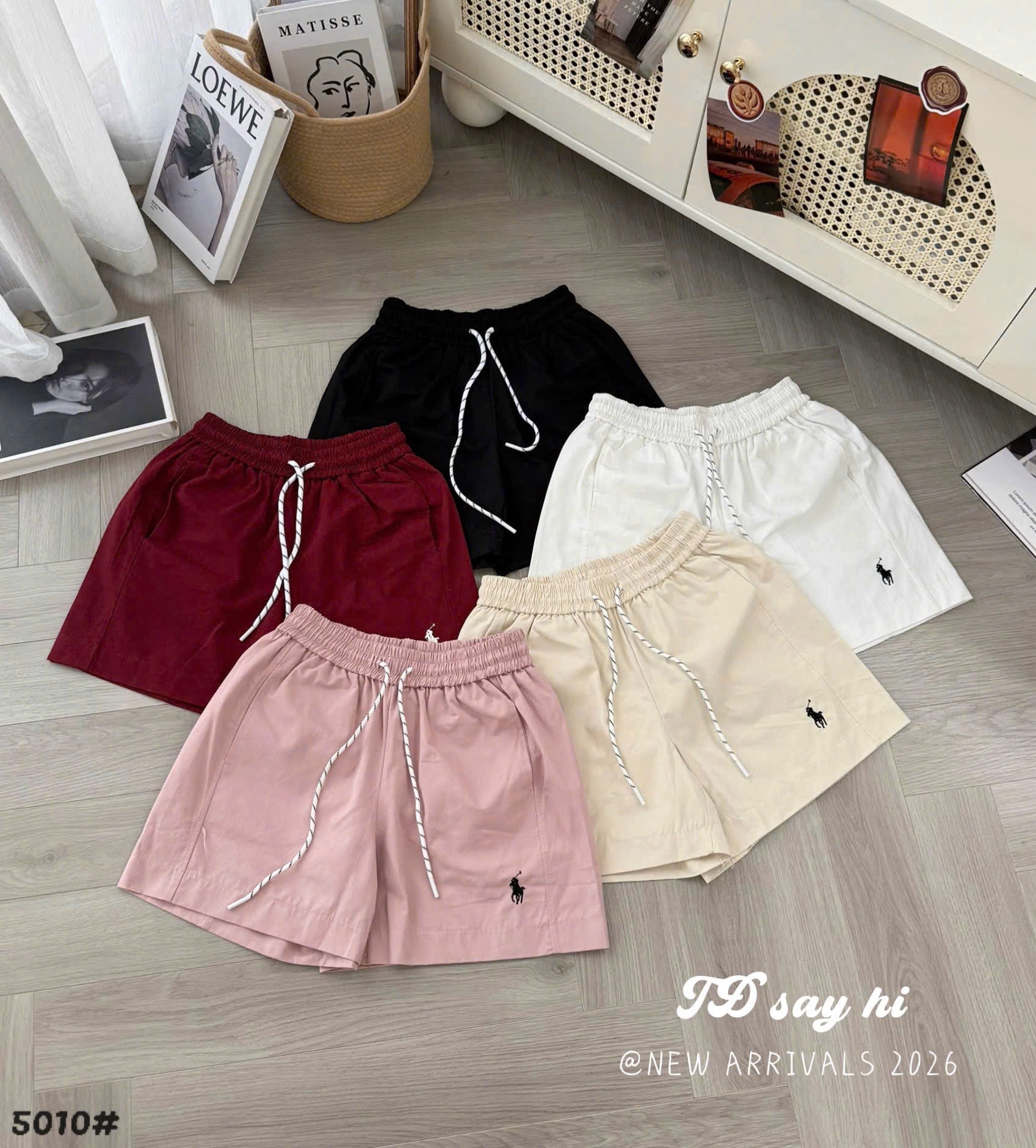 QUẦN SHORT THÊU NGỰA 5010#