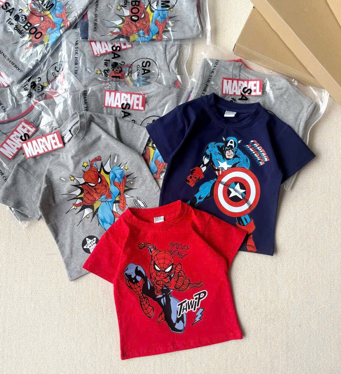 XẢ KHO SET 3 ÁO MARVEL