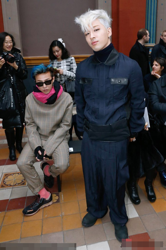 Street style cực chất của GDragon và Taeyang tại Paris Fashion Week