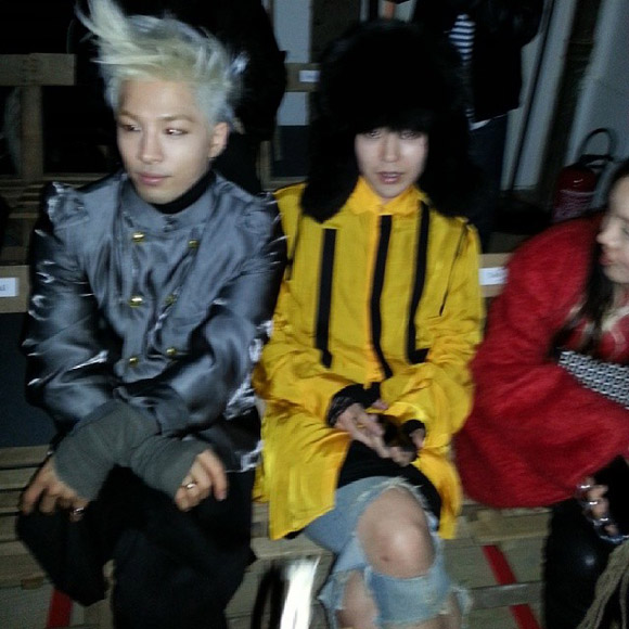 Street style cực chất của GDragon và Taeyang tại Paris Fashion Week