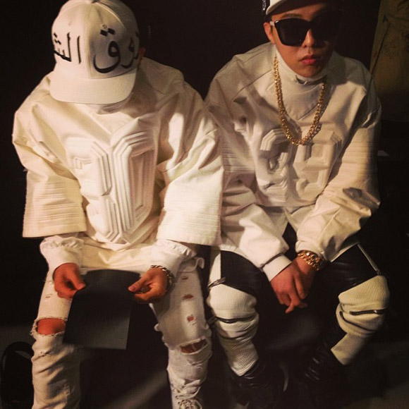 Street style cực chất của GDragon và Taeyang tại Paris Fashion Week
