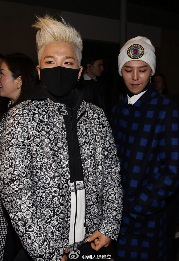 Street style cực chất của GDragon và Taeyang tại Paris Fashion Week