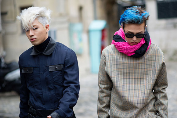 Street style cực chất của GDragon và Taeyang tại Paris Fashion Week