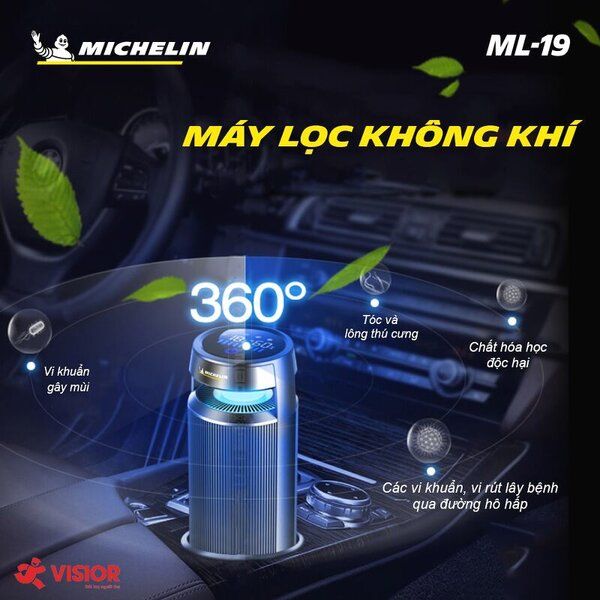 Máy lọc không khí Michelin ML-19 chiếc máy lọc không khí mà bất kì ai không thể thiếu