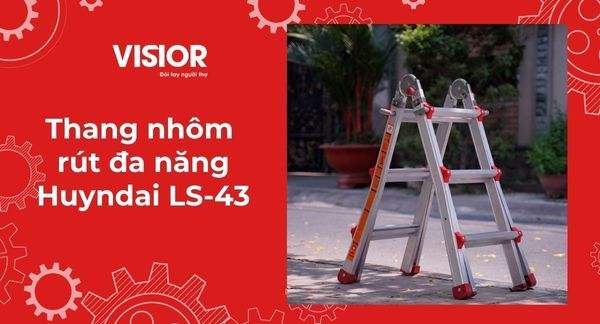 Thang nhôm rút đa năng Huyndai LS-43