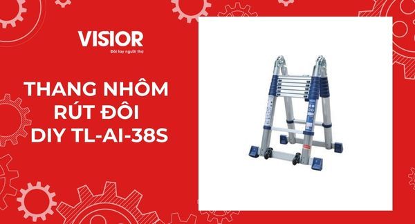 Thang nhôm rút đôi DIY TL-AL-38S