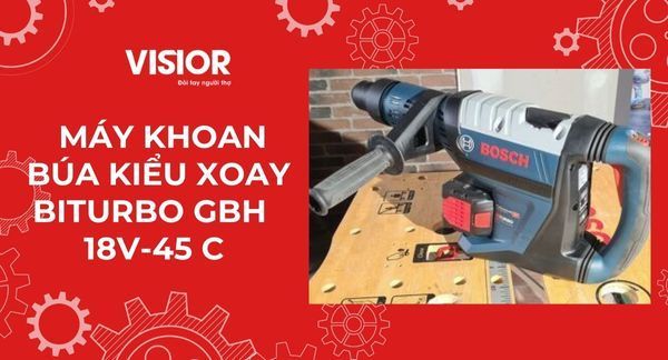 Máy khoan búa kiểu xoay Biturbo gbh 18V-45C