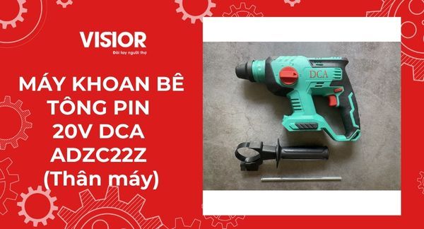 Máy khoan bê tông pin 20V DCA ADZC22Z (Thân máy)